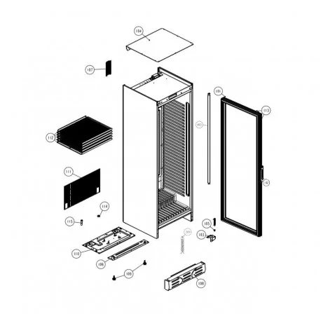 Base Puerta Armario D372SC  B6012045