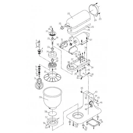 Electronic board Mixer B7L 1203B 13186533208...