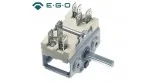Outer switch 2 operating positions 2NO switching sequence 0-1 16A shaft ø 6x4,6mm 300200 19236