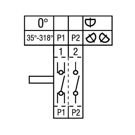 Interruptor auxiliar 2 posiciones de...