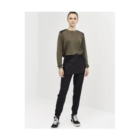 Stretch jogging pants with apron 4015