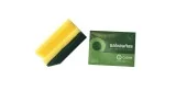 Strong green scouring pad with nail protector