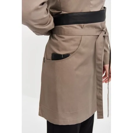 Tablier court en similicuir 6424