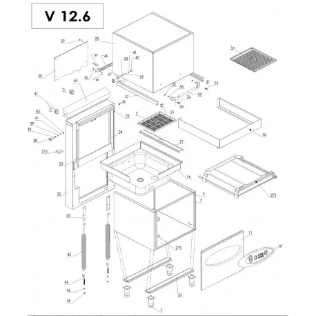 Filtre lave-vaisselle en plastique Ozti...