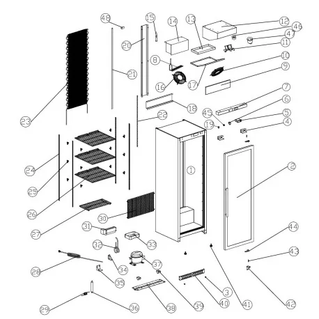 Evaporateur armoire - BD400 BD400G...