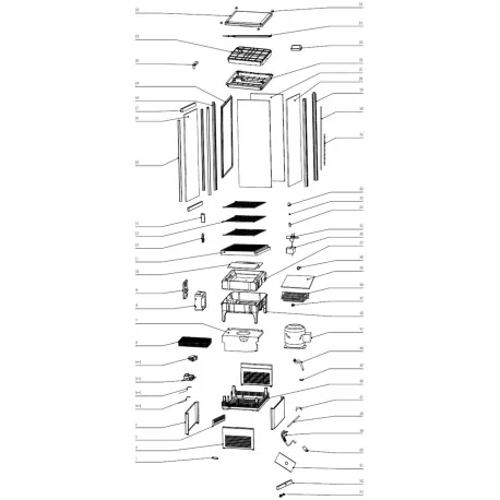 Showcase evaporator RT-78L 1.1.A.A10.27.A1...