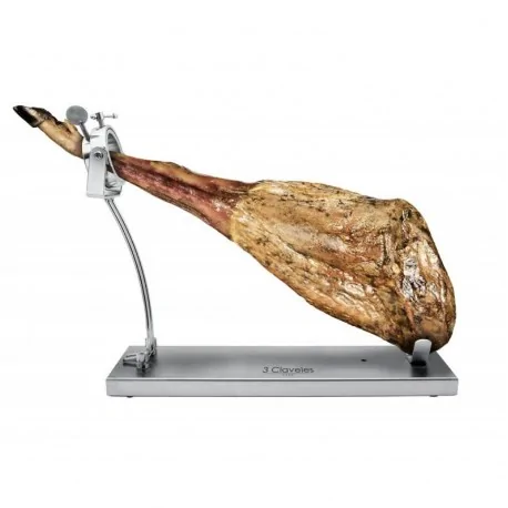 Soporte jamonero giratorio y plegable Inox