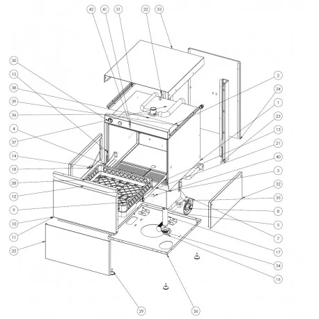 Washing nozzle Dishwasher WZ-40 WZ-50...