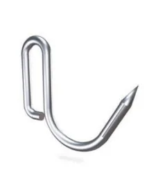 Hook rod shaped 'J' with tab 10 units