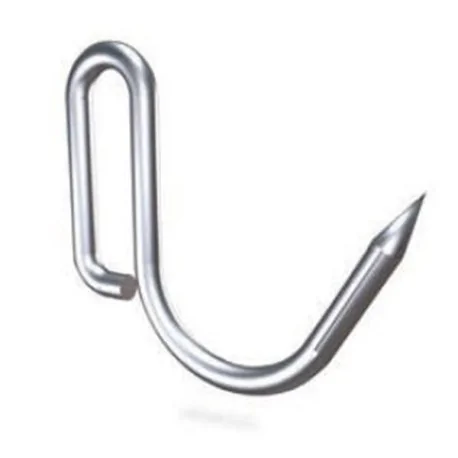 Hook rod shaped 'J' with tab 10 units