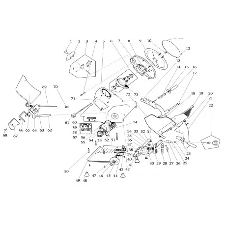 Panneau de commande complet Trancheuse HBS-350...