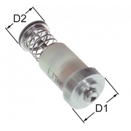 unité magnétique L 43mm D1 ø 19mm D2 ø 15.5mm adaptable à COPRECI 106173 49869