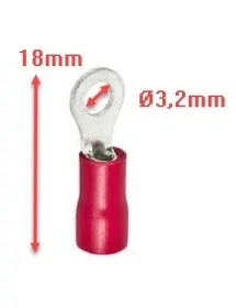 ring cable lug size...