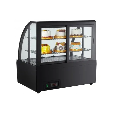 Vitrina Refrigerada Sobremostrador 2 Estantes 100 Litros