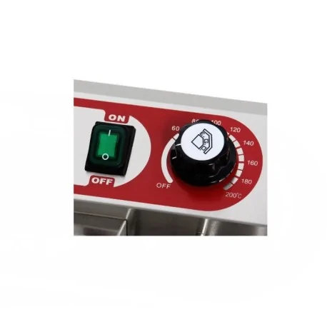 Freidora eléctrica 8 Litros 3Kw con grifo