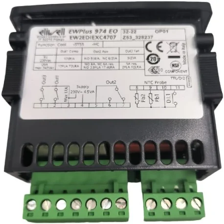 Thermostat numérique Eliwell EWPlus 974E ou USS...
