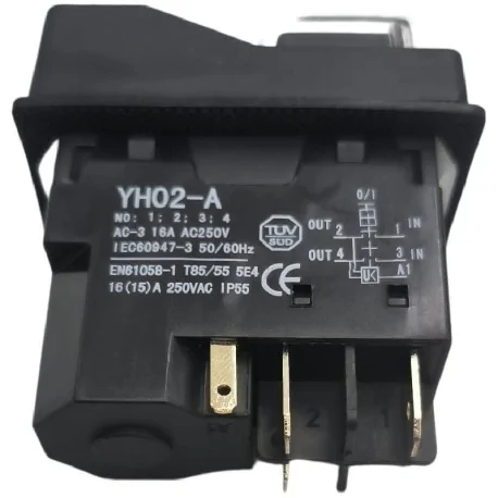 Interruptor Marcha-Paro Pulsante YH02-A HBS 16A...