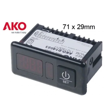 Thermomètre numérique AKO-D14023 71x29mm 230V 11269 379518