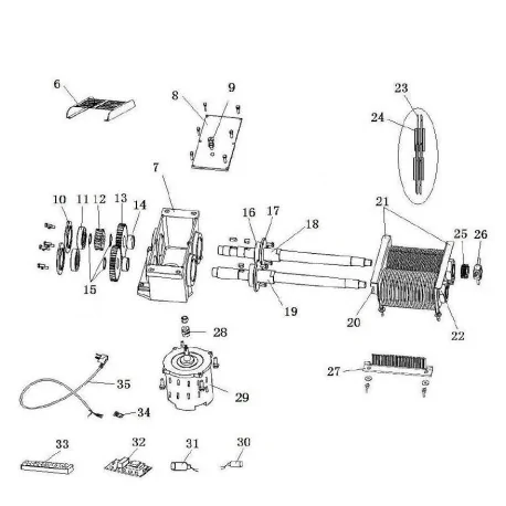 Double bolt ring Strip cutter SL-48 Ø32mm