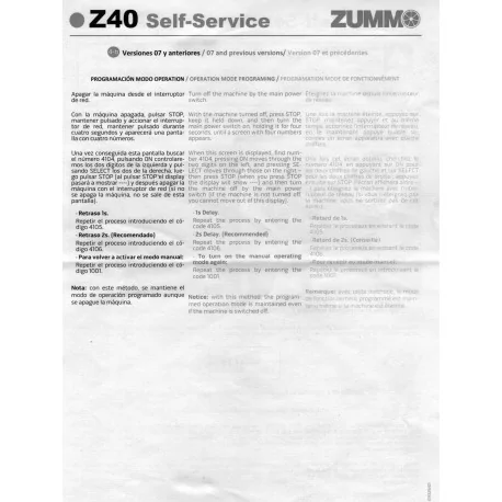 Complete Tray Self Service VT Juicer Zummo Z40...