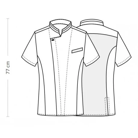 APOLLO short sleeve cook jacket