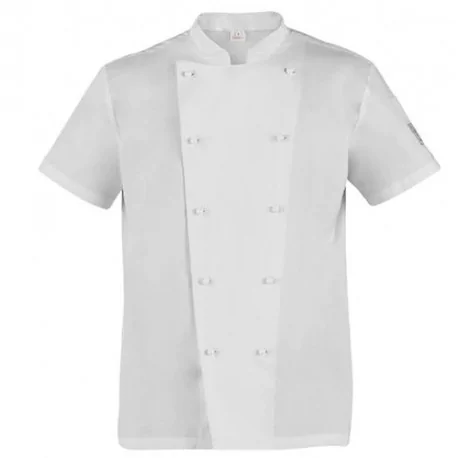 Unisex short-sleeved chef jacket TOMMASO