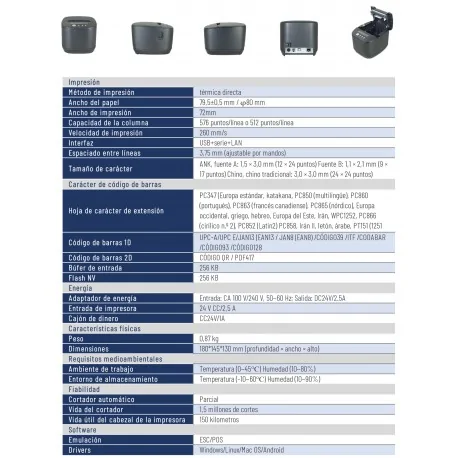 Tabby Thermal Receipt Printer