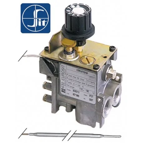 Thermostat gaz type série 630 Eurosit t.max. 190°C 110-190°C 9099.00006.30 0630334 OZTI 103076 106170