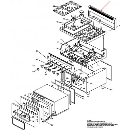 Öztiryakiler burner Oven Series 650...