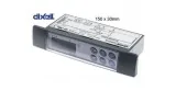 Régulateur électronique DIXELL XW220L-5N0C1 dimensions de montage 150x30mm