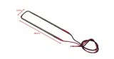 Résistance de dégivrage 330W 220V Câble 600mm 85x380mm