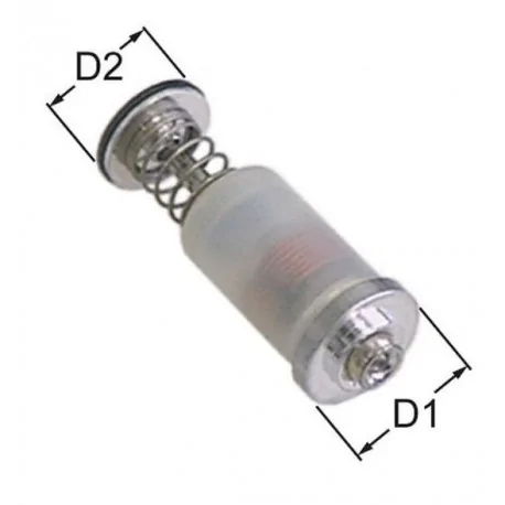 Grupo magnético L 39mm D1 ø 15,4mm D2 ø 13,5mm...