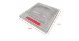 Lavezzini Vacuum Packaging Cover 520x470x15mm without holes with gasket