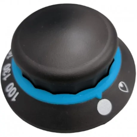 Gas tap knob Griddle 300ºC ø 57mm shaft ø 8x6mm...