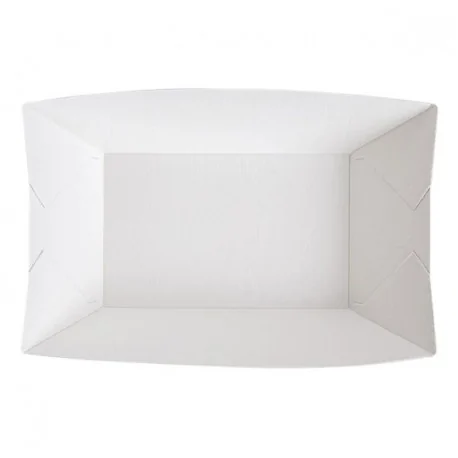 Black greaseproof cardboard trays THE PACK