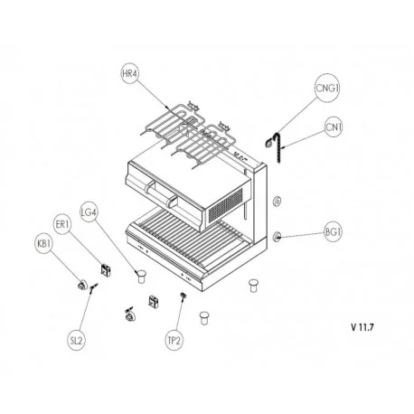 Regulador de energía EGO 50.87071.012 con eje...