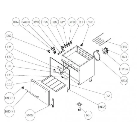 Roller Holder Hinge Atasan Oztiryakiler 340101...