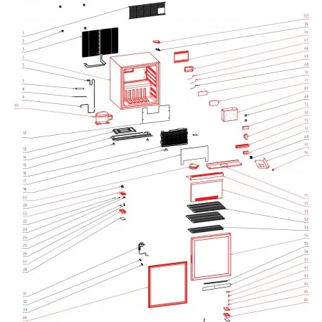 Rejilla Estante Plastificada 510x337mm Rotor...