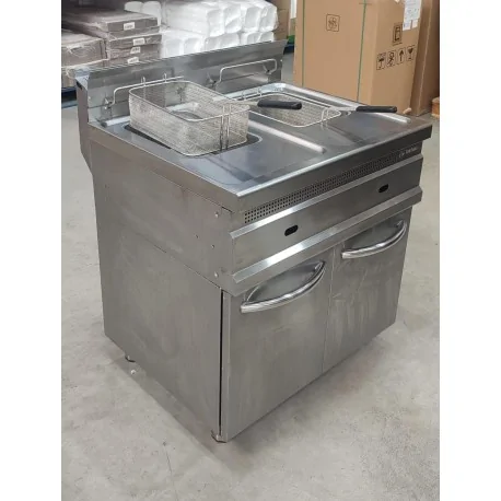 Gas fryer 15+15 L with furniture Serie700 TURHAN (OCCASION)