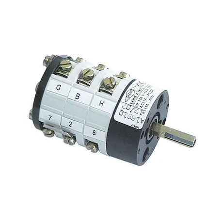 rotary switch 4 0-1-2-3 contact sets 6 type A16910 400V 16A 346095 Azkoyen AZ..56