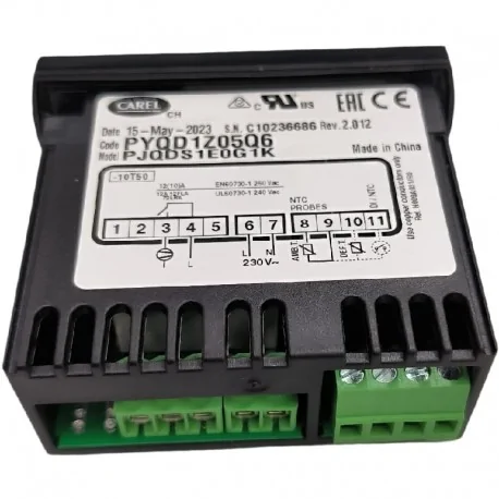 Carel Digital Thermostat PYQD1Z05Q7 PJQDC1EDG1K...