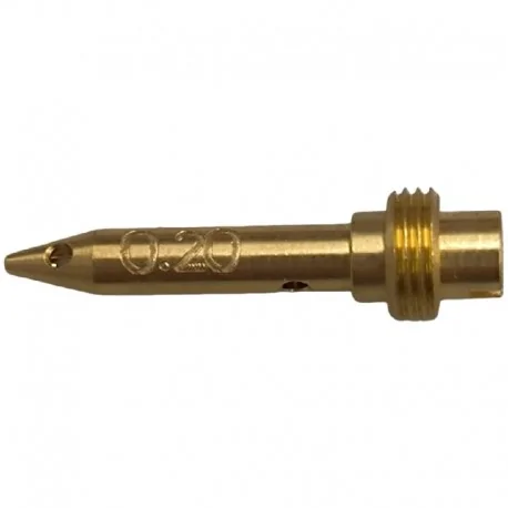 Pilot burner nozzle LPG code 20 bore ø 0,2mm Qty 1 pcs nozzle ø 0,2mm thread 100245M8x0,75 100245