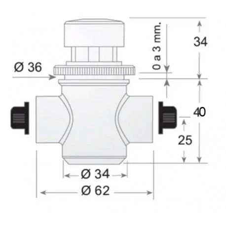 automatic closing valve recessed valve with...