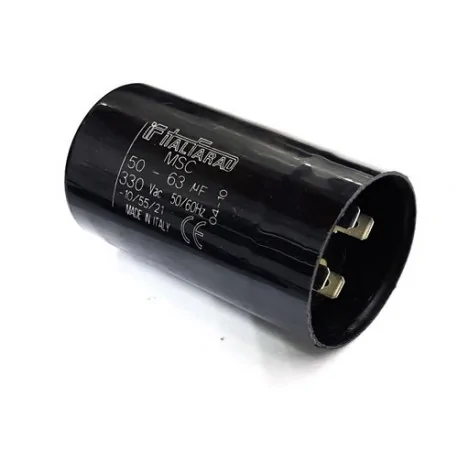 Condensateur d'alimentation 50-63 µF 330V 50/60Hz Italfarad 3068030