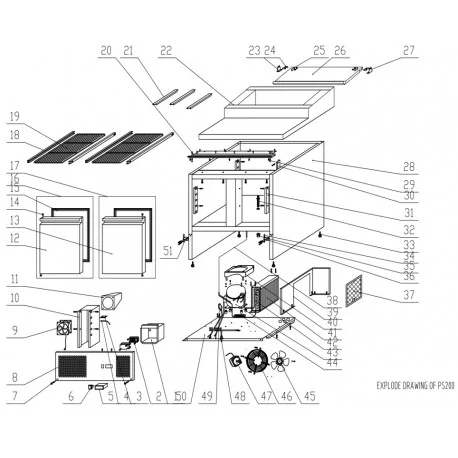 Kit Guide Etagère L548 Angle 14x20mm Inox S903 PS903 PS200 PS300 PS900