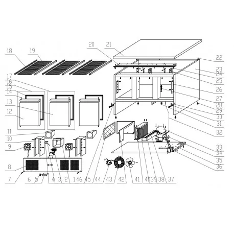Kit Guide Etagère L548 Angle 14x20mm Inox S903...