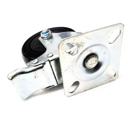 Rueda pivotante fibra ø 98mm H128mm Base...