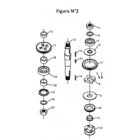 Kneader Mixer Shaft CT-B20L B20Cr L180mm Part...