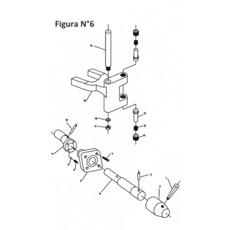 Kneader Mixer Shaft CT-B20L B20Cr L180mm Part...
