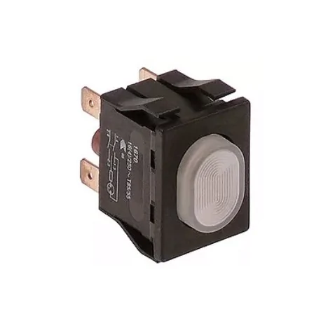 Interruptor pulsante medida de montaje 30x22mm blanco 2NO 250V 16A iluminado Sammic 2319215 346041